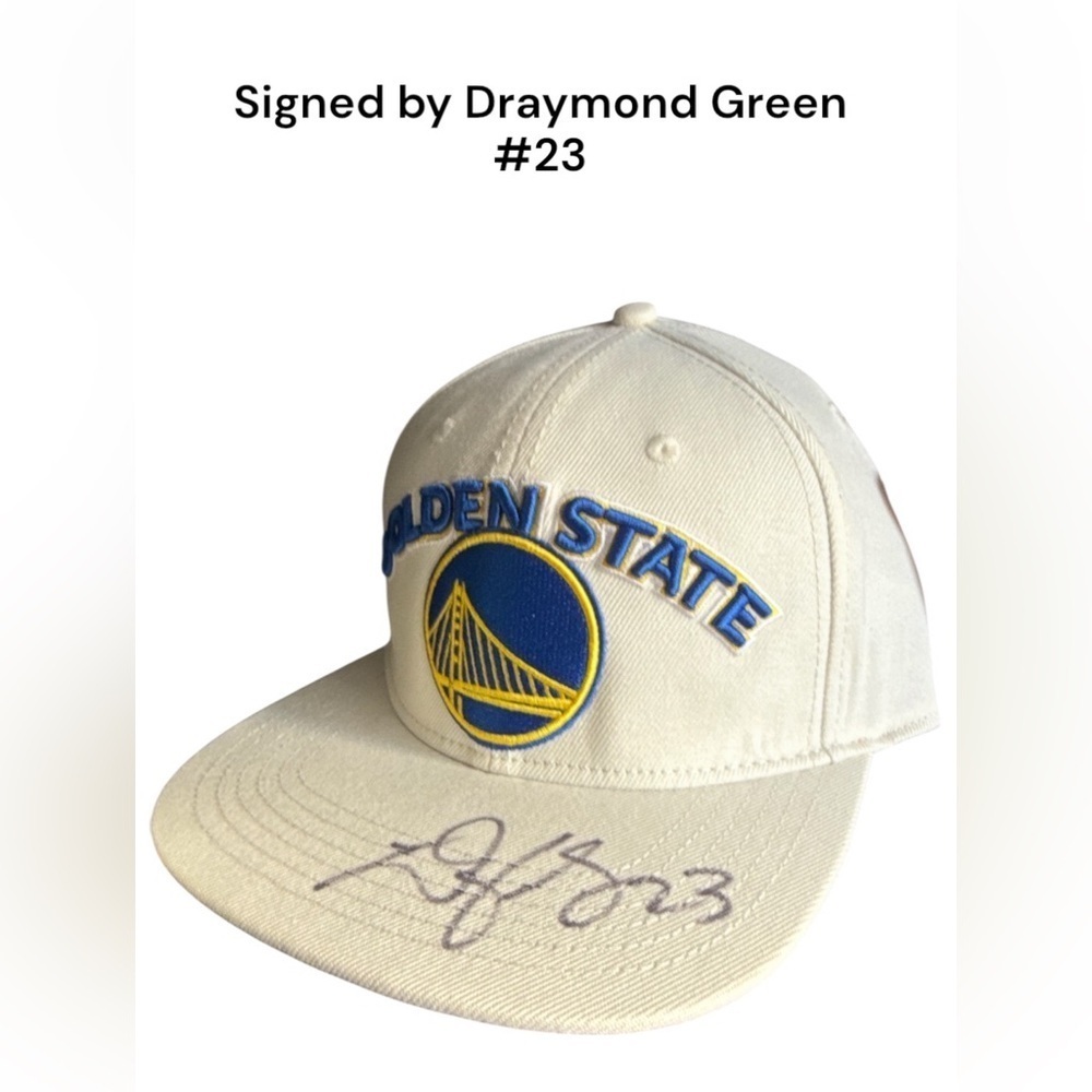 AUTHENTIC SIGNED! Draymond Green #23 NBA Golden State Warriors Cap - BRAND NEW
